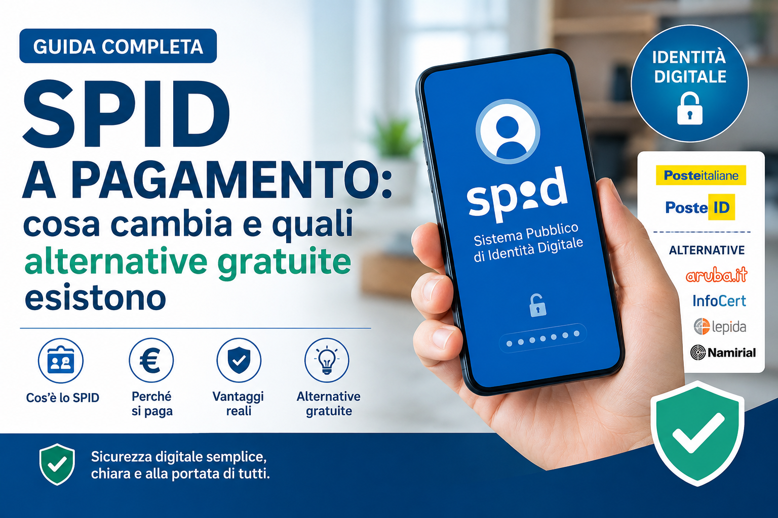 SPID a pagamento: cosa cambia, quali alternative gratuite esistono e come scegliere il provider più adatto
